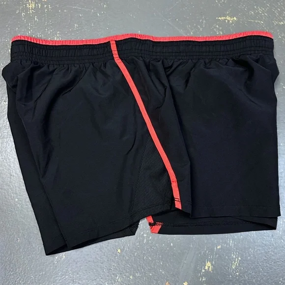 Nike 3” Running Fitness Shorts AJ9141-010 Black Infrared Large Women’s Work Out - Picture 4 of 12
